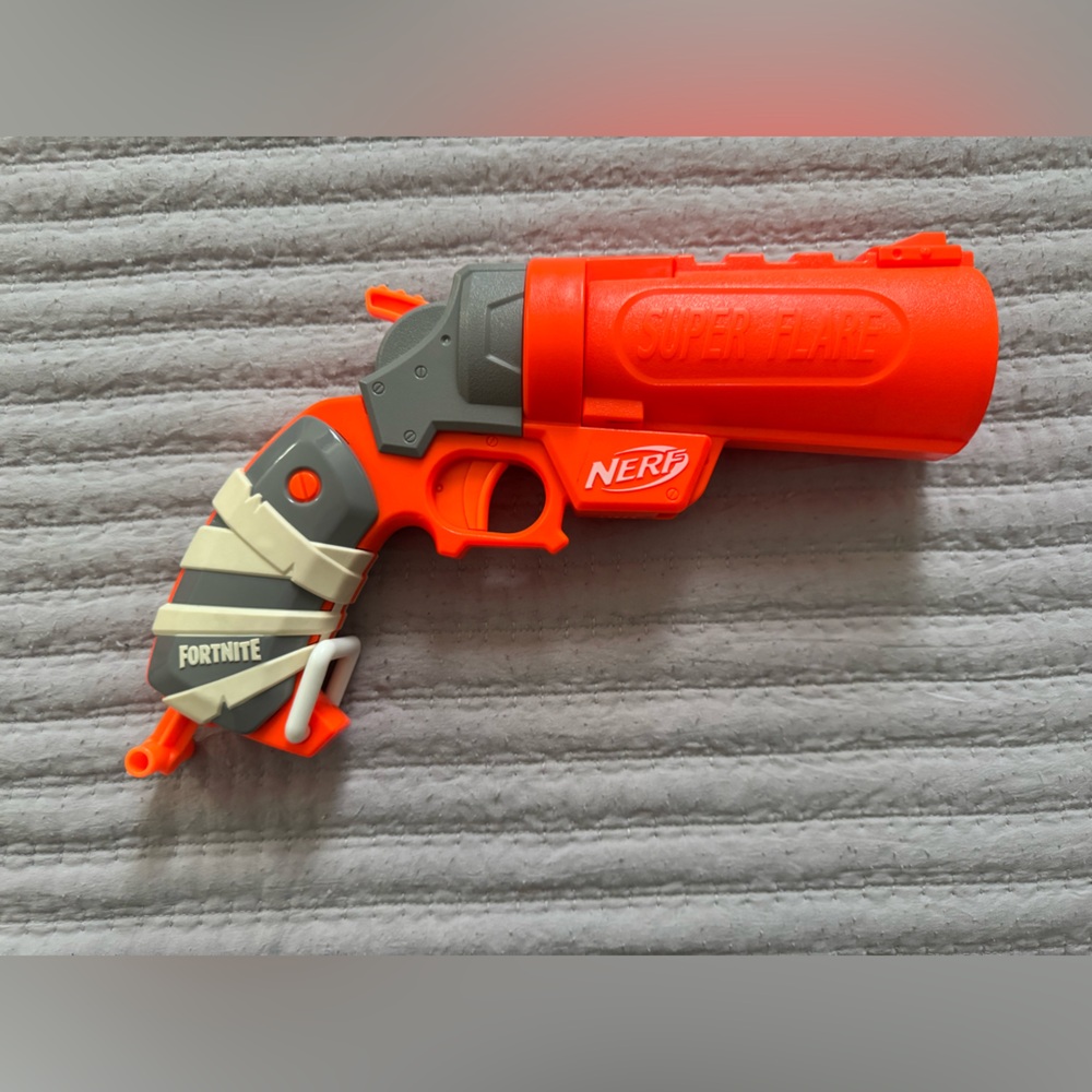 Nerf Super Flare Blaster in Vibrant Orange and Dark Gray